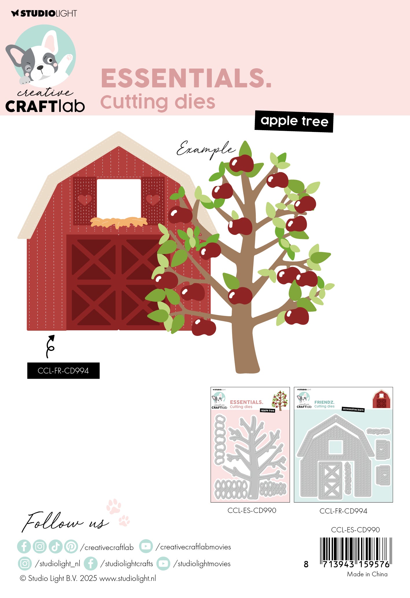 Creative Craftlab Essentials Appletree dies epletre