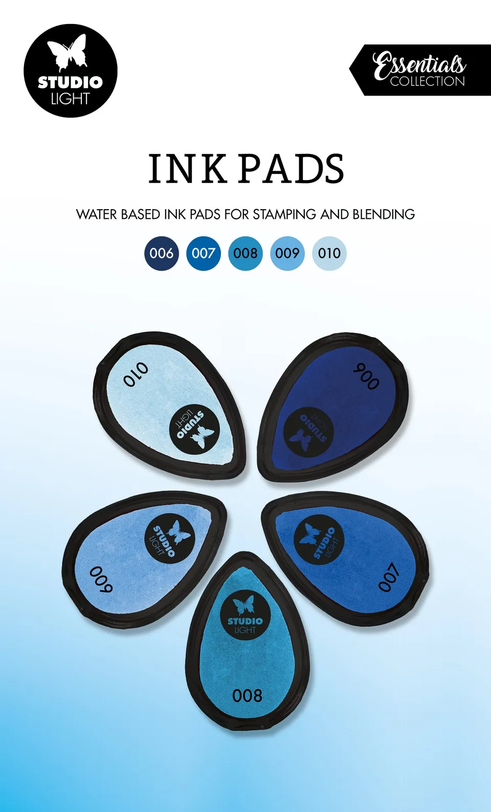 Studio Light Essentials Waterbased Blue stempelputer