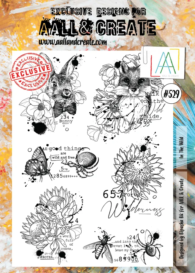 Aall and Create 529 In The Wild stempel A4