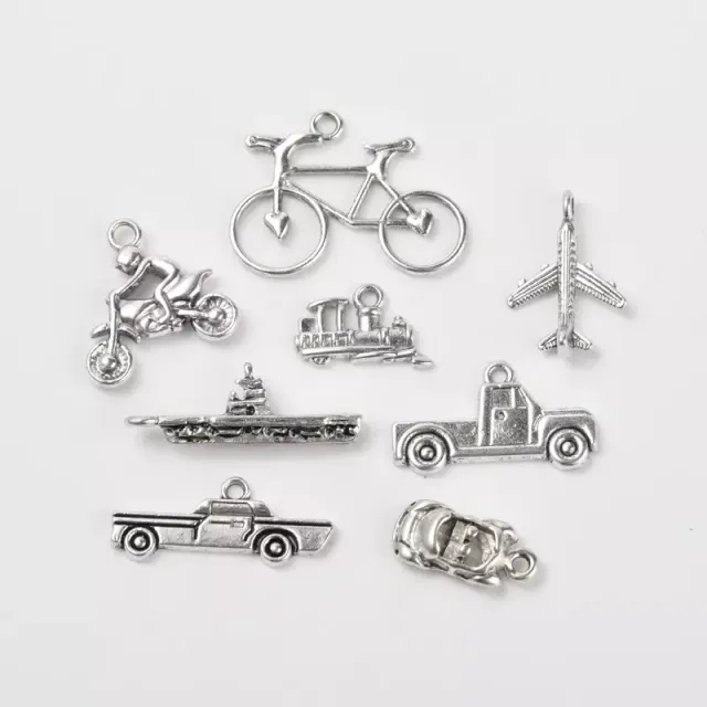 Korthobby Fremkomstmiddel charms metall