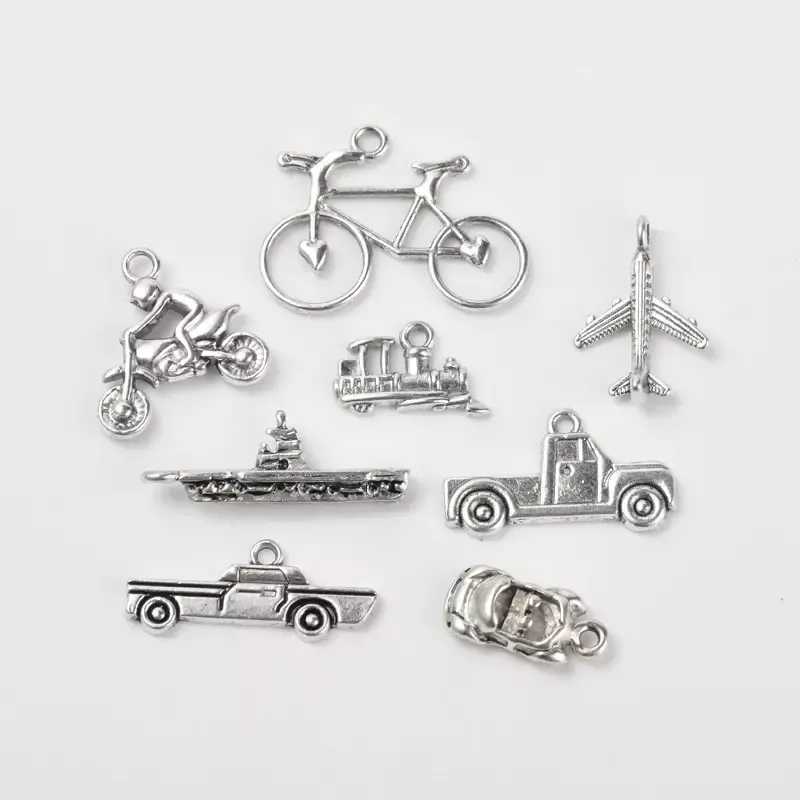 Korthobby Fremkomstmiddel charms metall