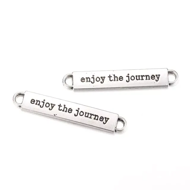 Korthobby Enjoy the Journey stempel tekst