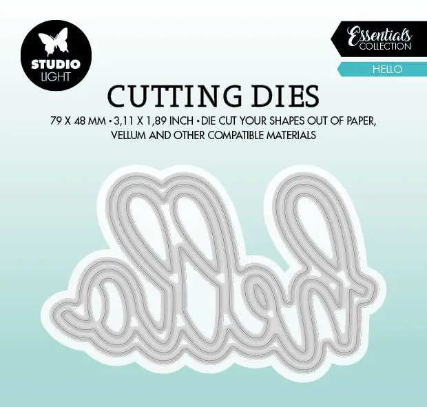 Studio Light Essentials Hello dies 105x100 mm