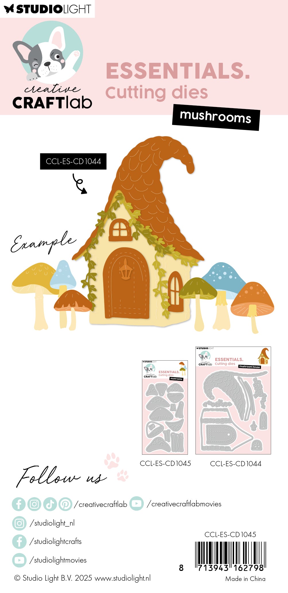 Studio Light Creative Craftlab Mushrooms dies sopp