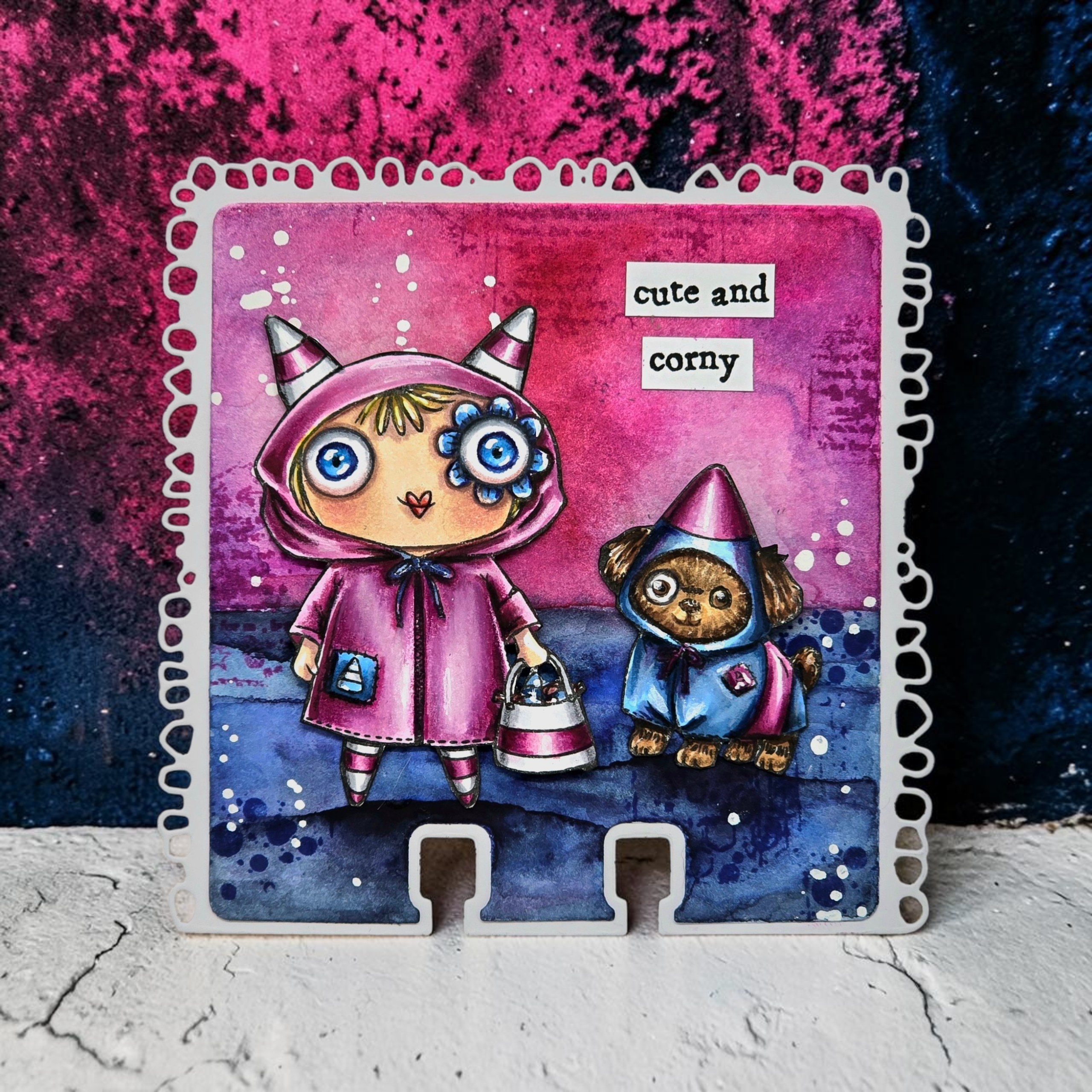AALL & Create TP-1425 Corny Cute stempelsett A7 – 7 motiv
