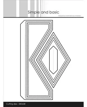 Simple and Basic Gatefold and Pocket A6 dies lommekort