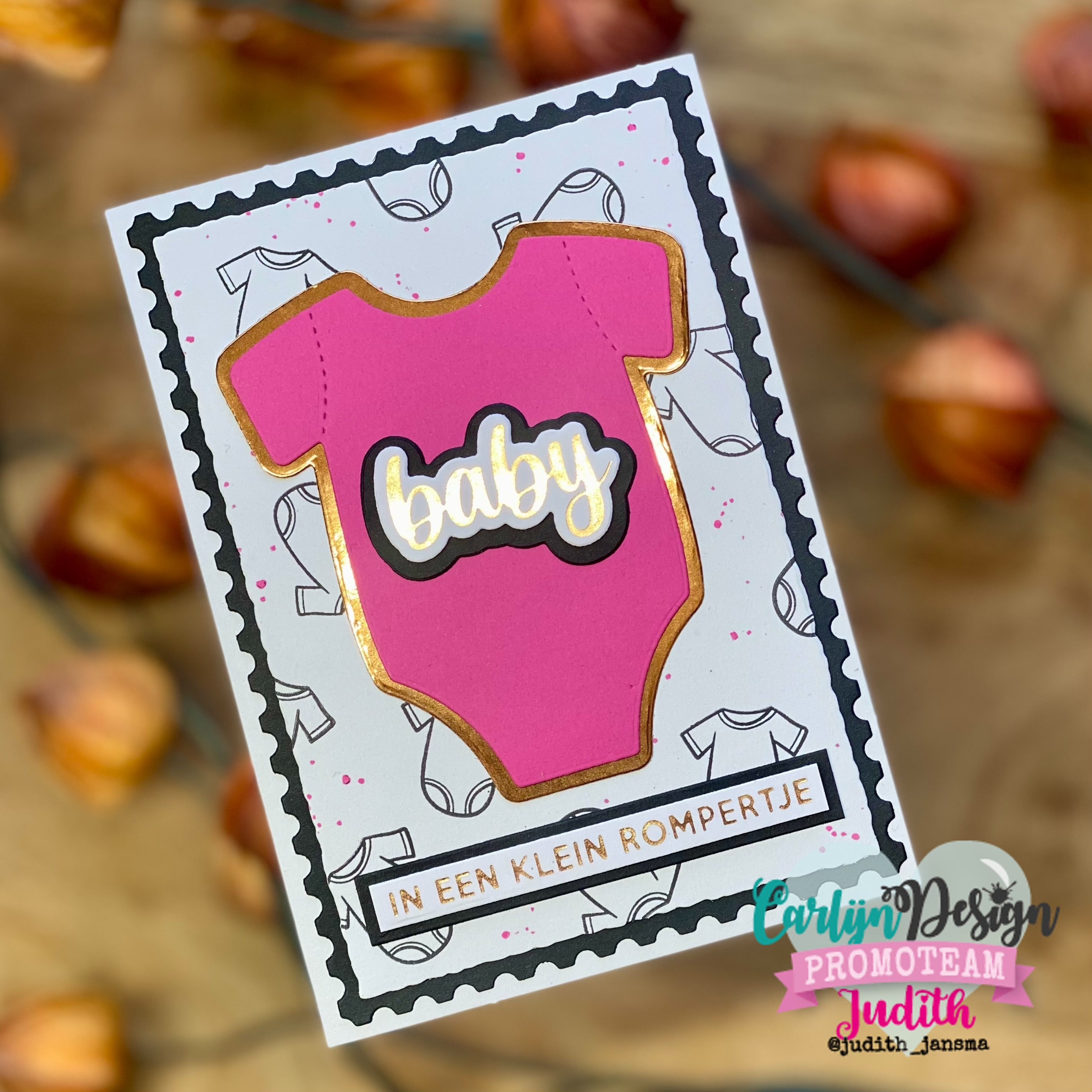 CarlijnDesign Baby baby CDHF-0078 hot foil-plate baby