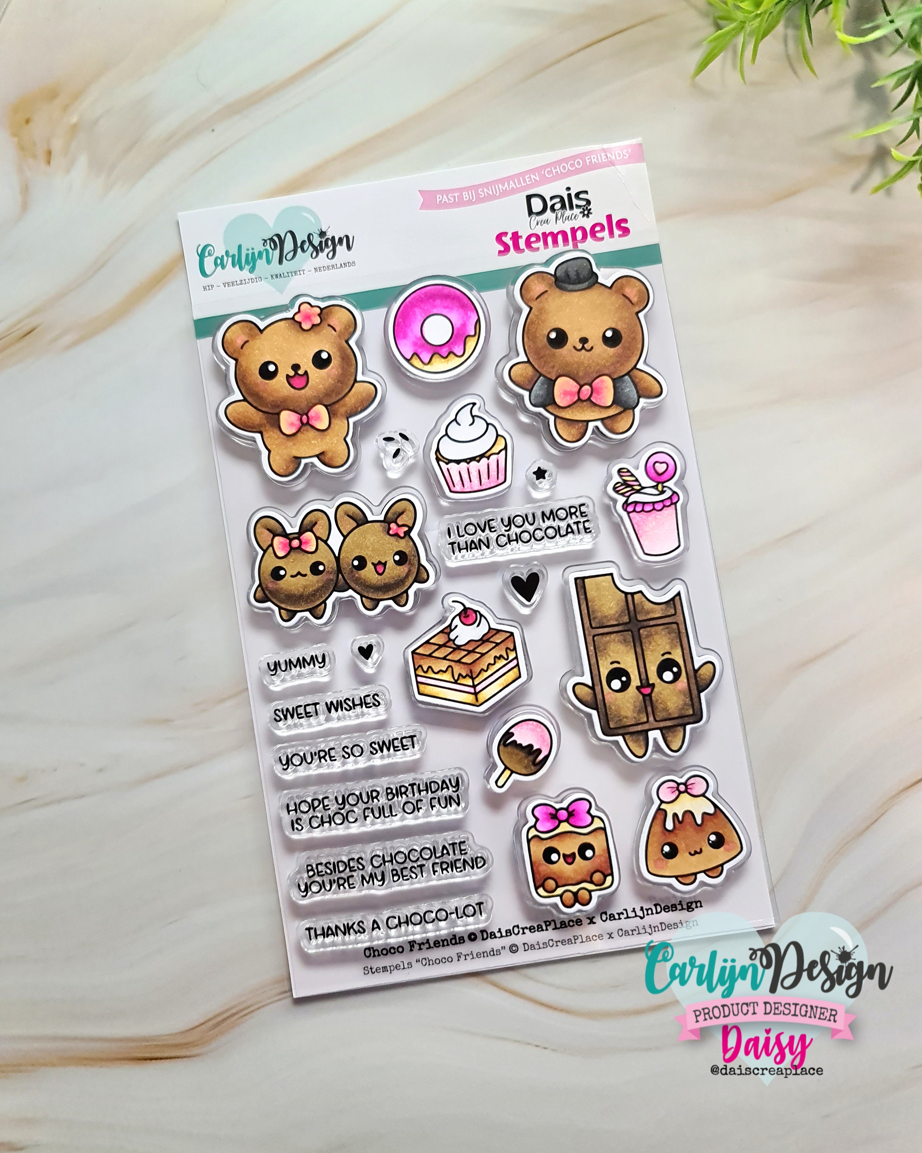 CarlijnDesign Choco Friends CDSN-0332 dies sjokolade