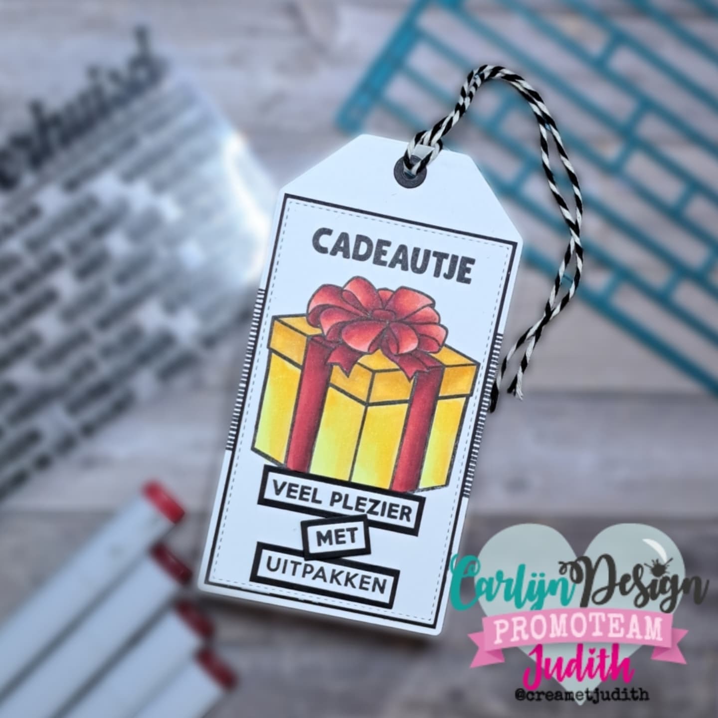 CarlijnDesign CDST-0139 stempel flytting A6