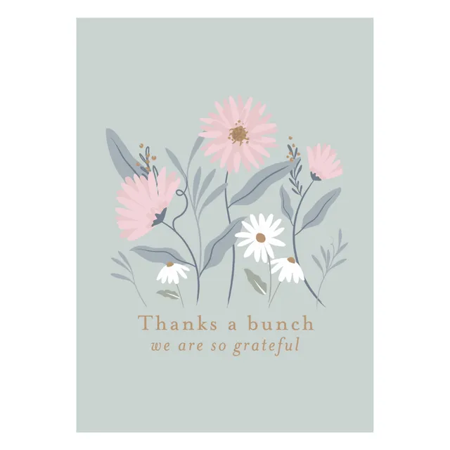 KaiserCraft Garden Meadow gratulasjonskort thanks a bunch