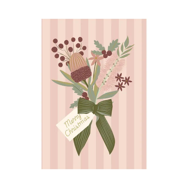 KaiserCraft Christmas Festive Bouquet julekort 13 x 18 cm konvolutt