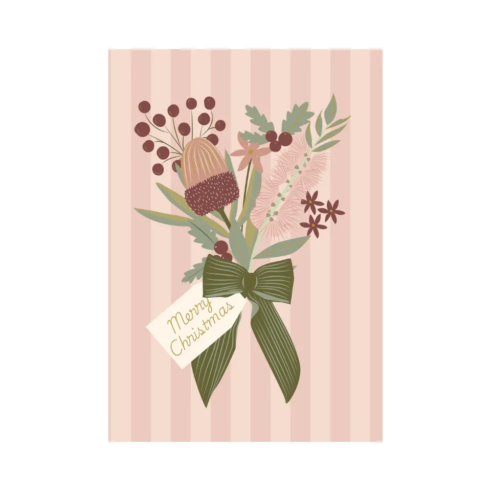 KaiserCraft Christmas Festive Bouquet julekort 13 x 18 cm konvolutt