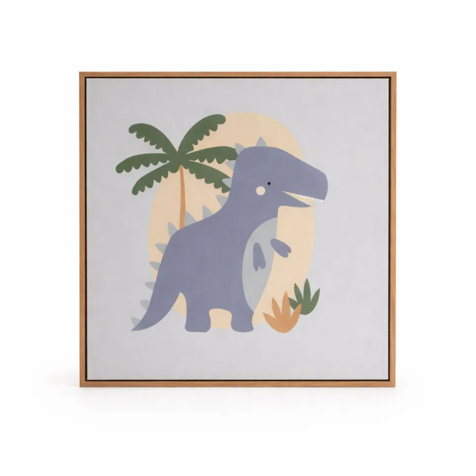 KaiserCraft Wonderland Baby Wall Canvas bilde dino 40x40
