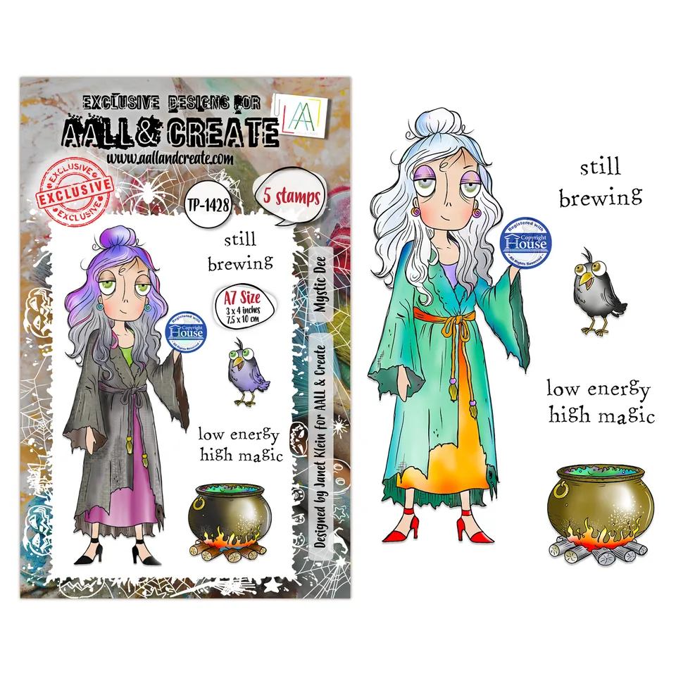 Aall and Create TP-1428 Mystic Dee stempelsett A7