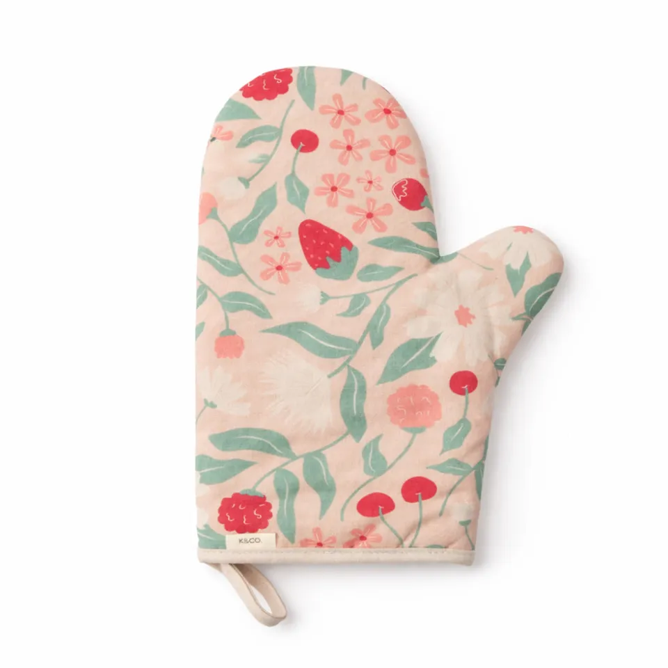 K&Co. Rhubarb Berries & Blooms grytevott blomster