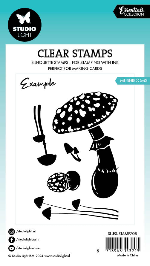 Studio Light Essentials Mushrooms stempel sopp