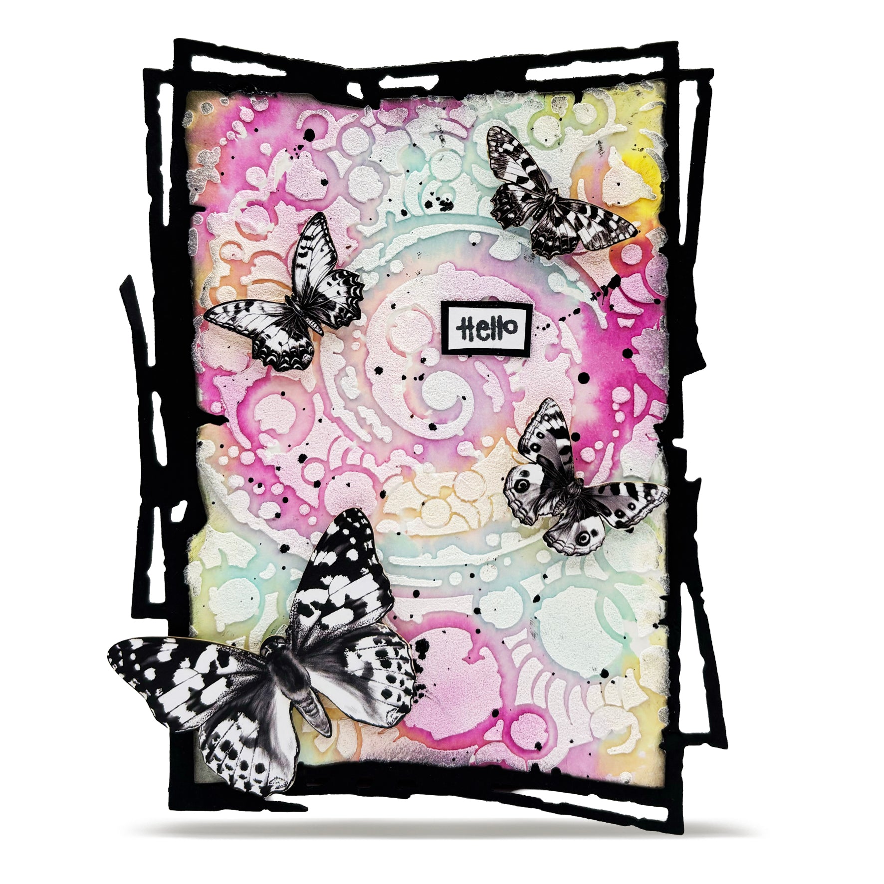 AALL & Create PC-261 Bubble Field sjablong 15x15 cm