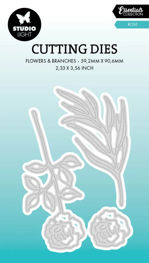 Studio Light Essentials Rose dies blomst 59,2x90,6 mm