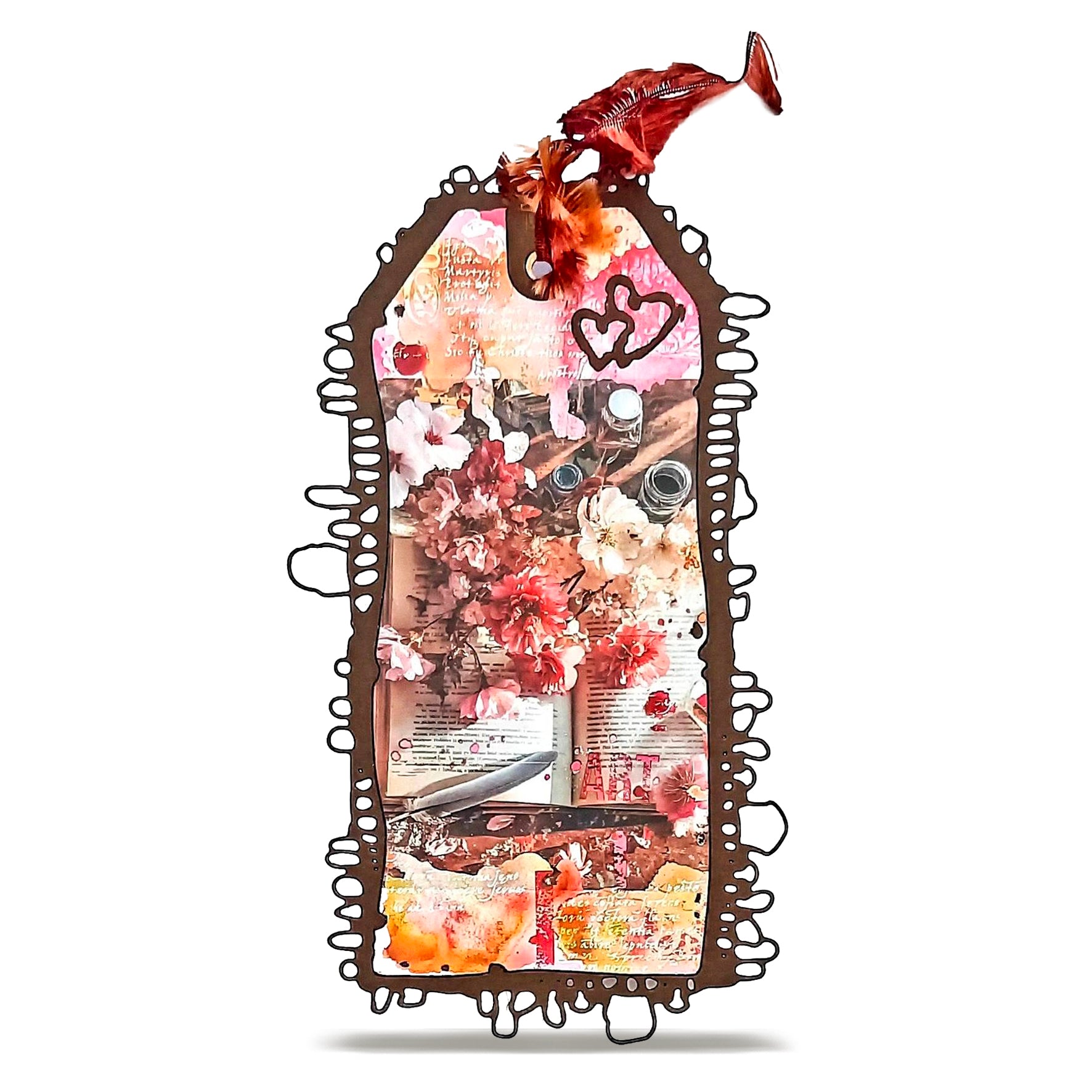 Aall and Create MT-157 washi tape Feathered Words 25mm