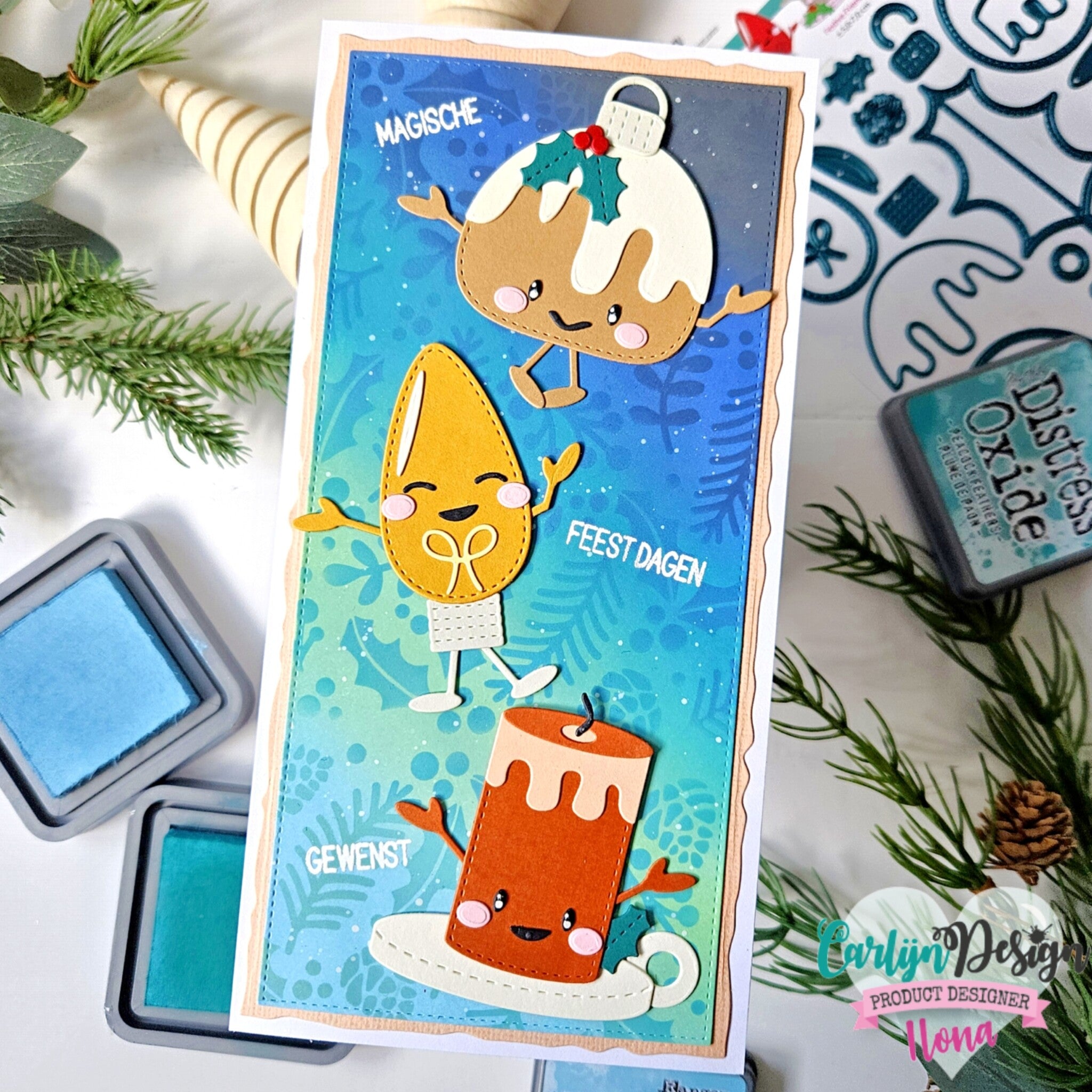 CarlijnDesign Festive Friends CDSN-0278 dies julefigurer