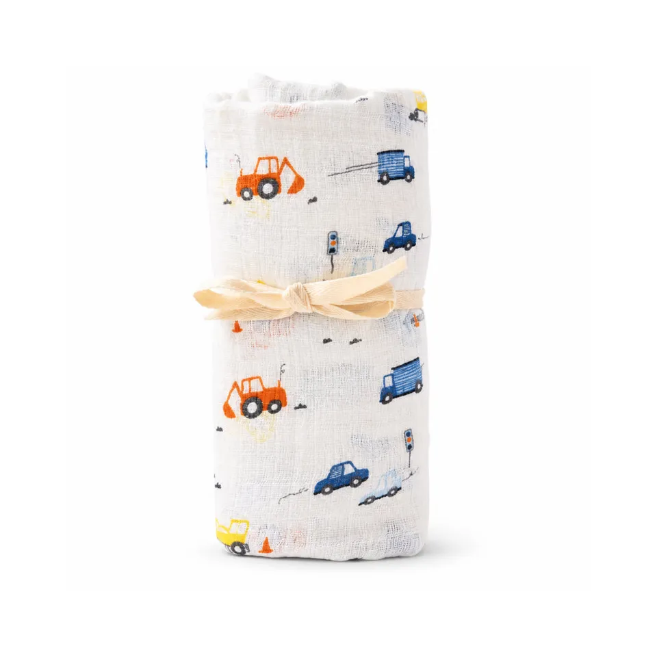 KaiserCraft Peek-A-Boo muslinklut Construction 110x110 bomull