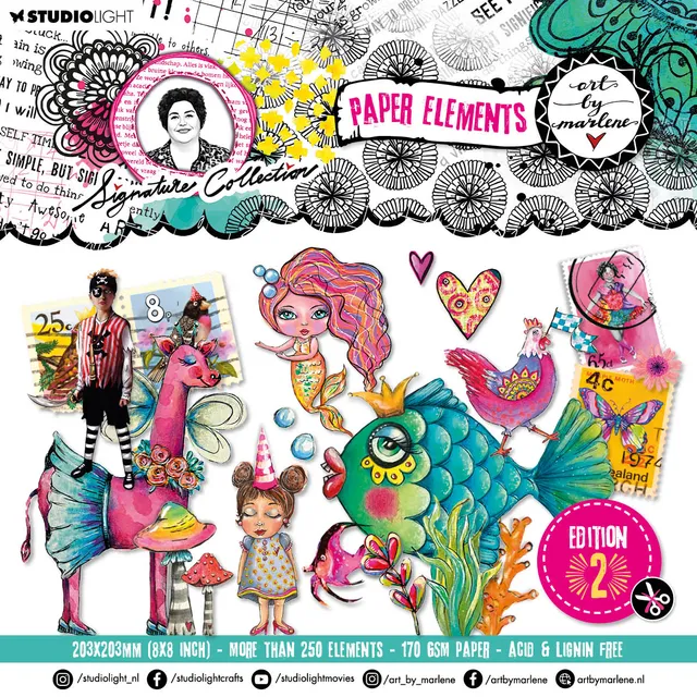 Art by Marlene Signature Collection papirutklipp Edition 2