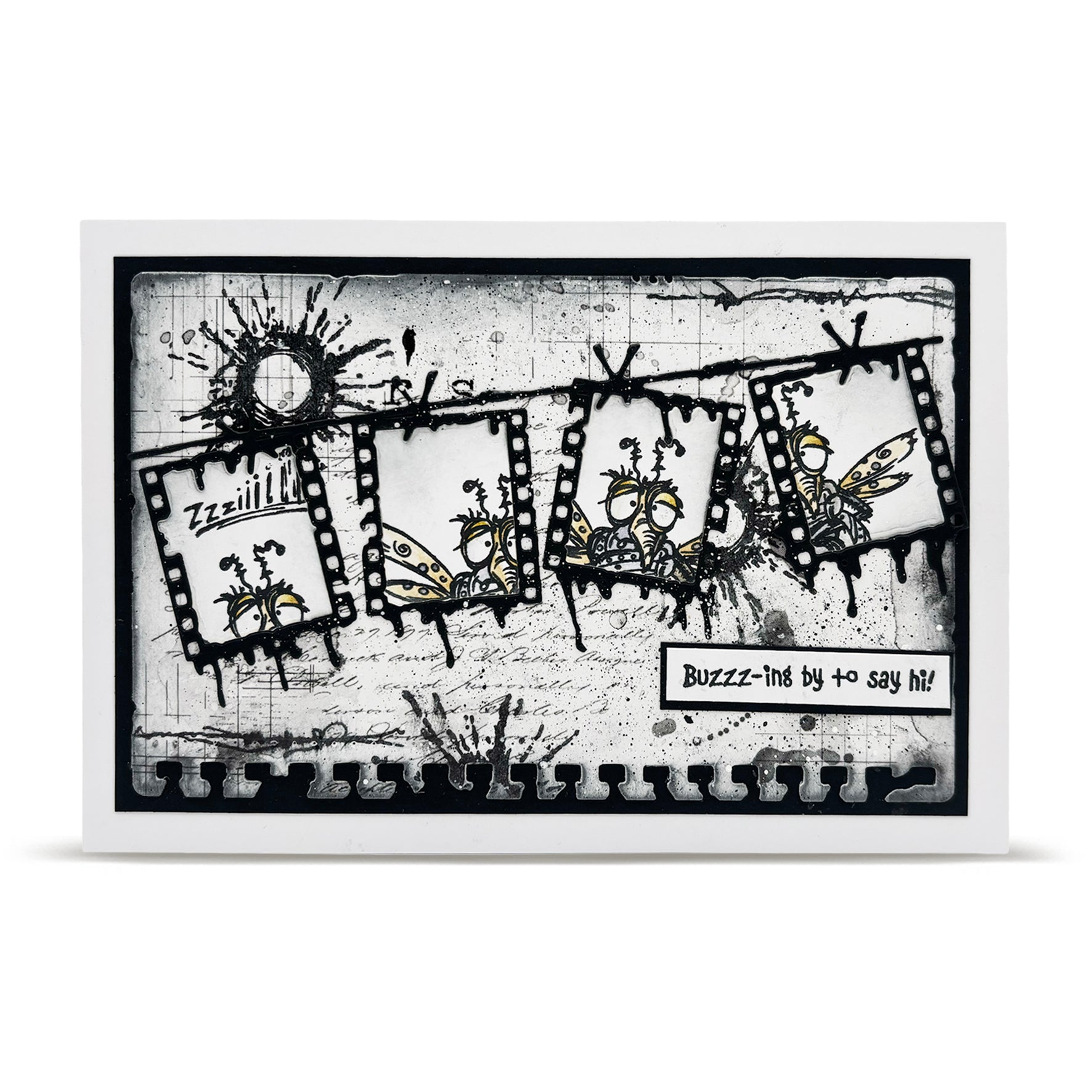 Aall & Create PA-45 Moss Residue designpapir A4 10 ark 350 gsm