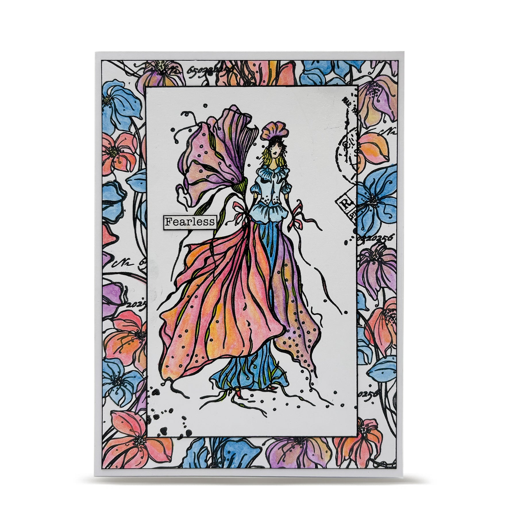 AALL & Create TP-1403 The Whispering Dress stempelsett A6