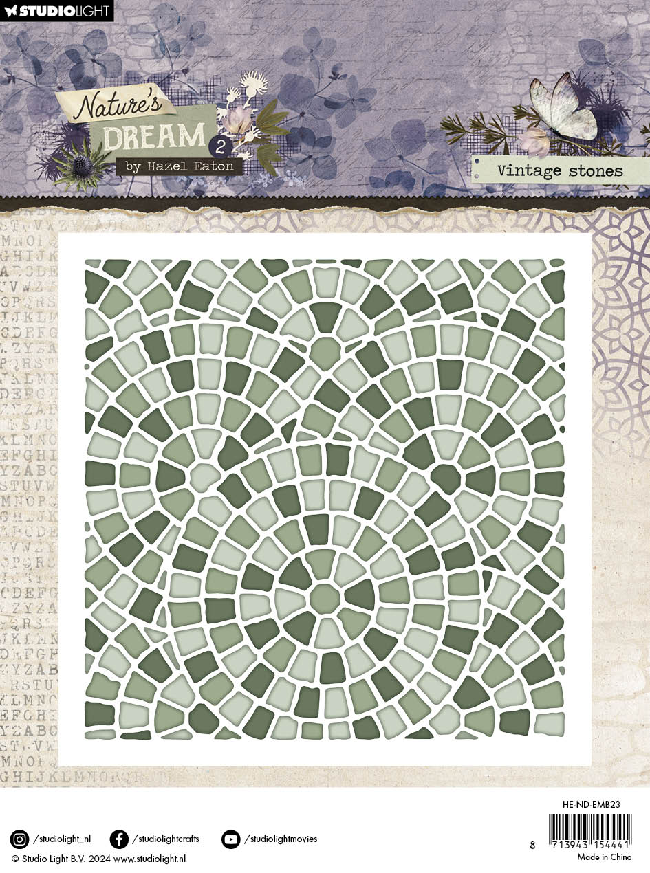 Studio Light Nature's Dream 2 Vintage Stones pregefolder