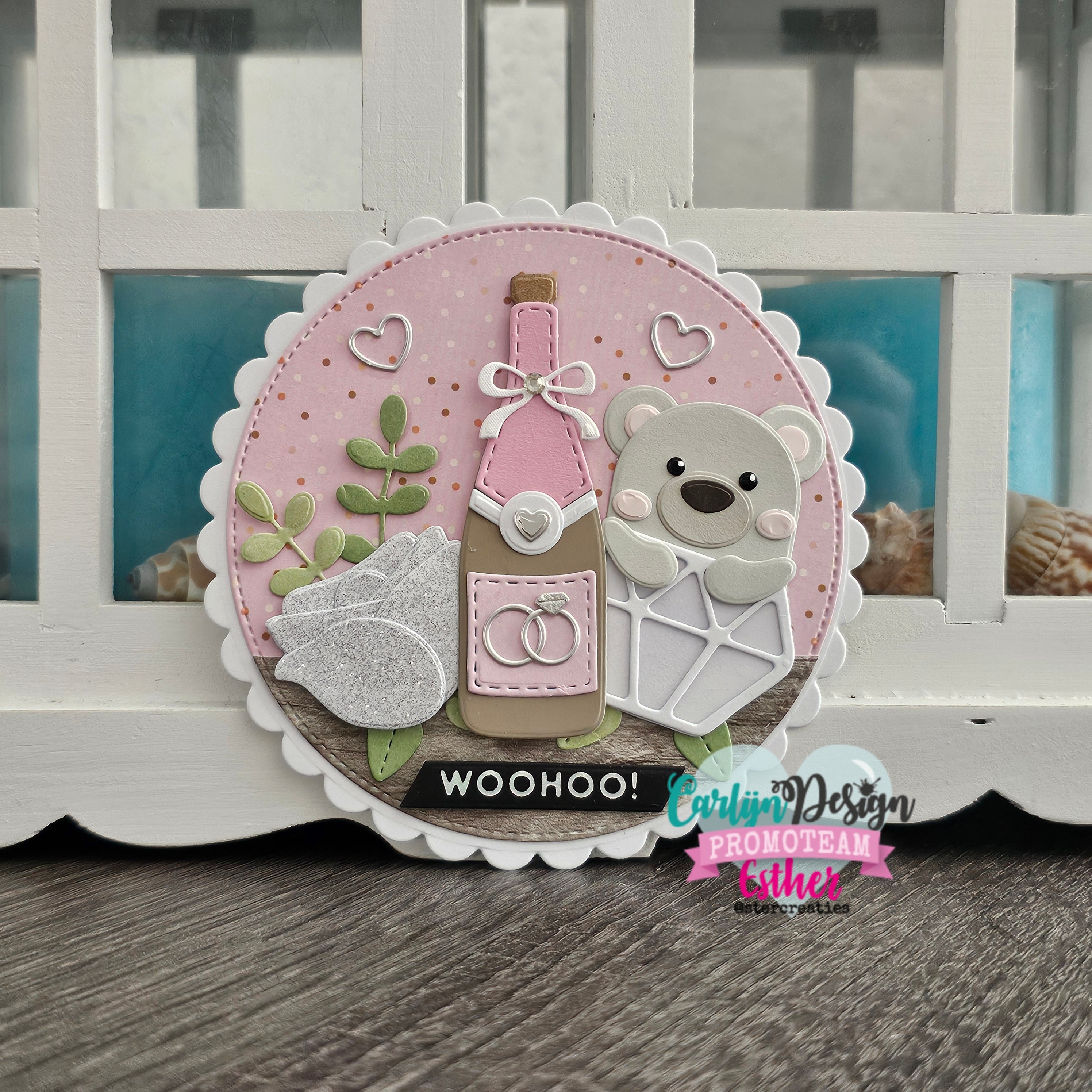 CarlijnDesign Onderteksten CDHF-0075 hotfoilplate flytting