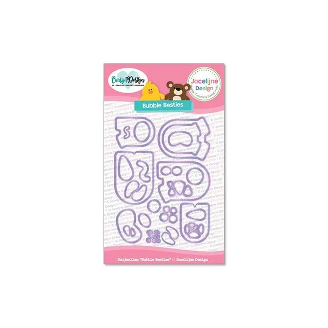 CarlijnDesign Bubble Besties CDJD-0044 dies dyr 4-5 cm