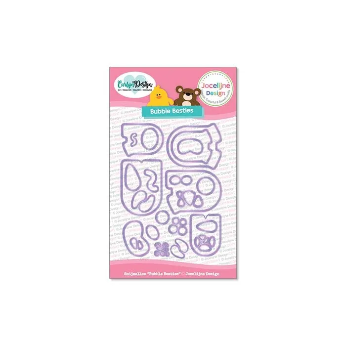 CarlijnDesign Bubble Besties CDJD-0044 dies dyr 4-5 cm