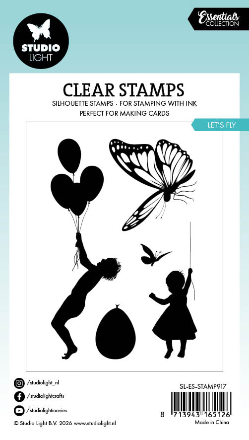 Studio Light Essentials Let's Fly stempel 62x93 mm