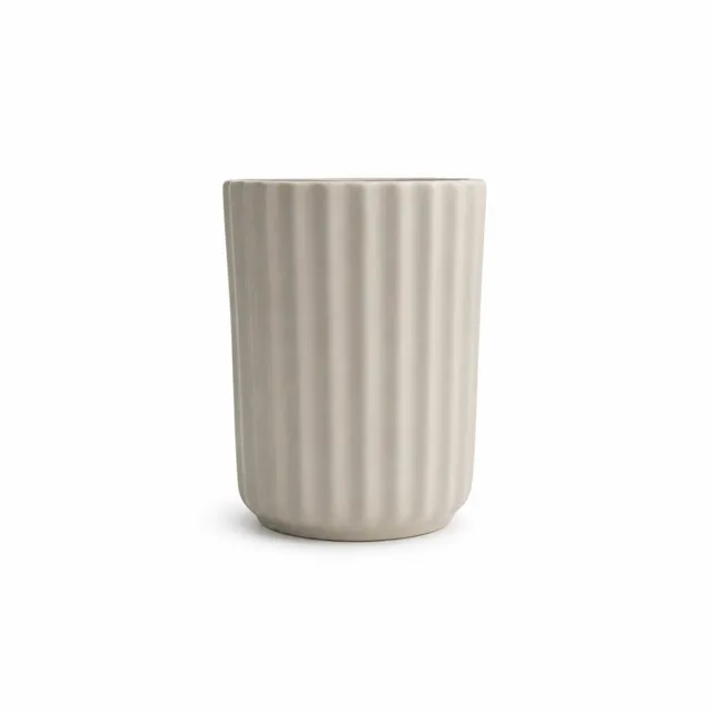 KaiserCraft Evergreen tannbørsteholder sand steintøy