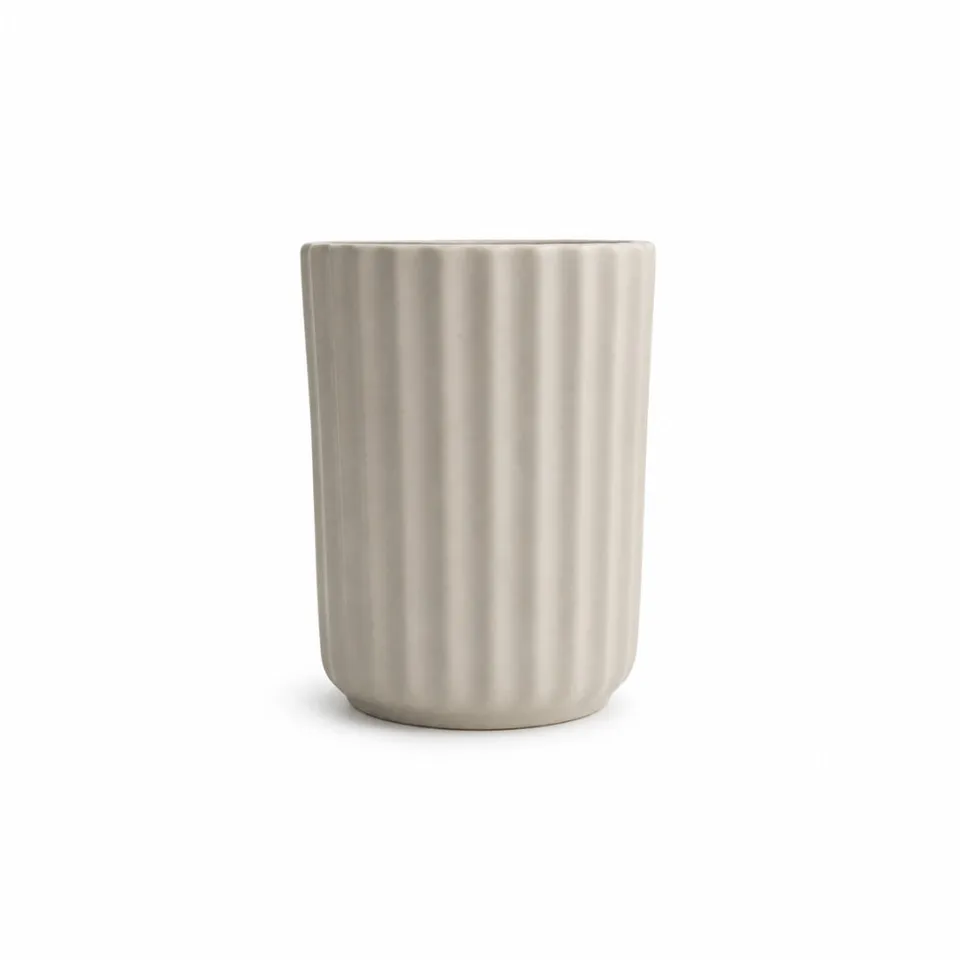 KaiserCraft Evergreen tannbørsteholder sand steintøy
