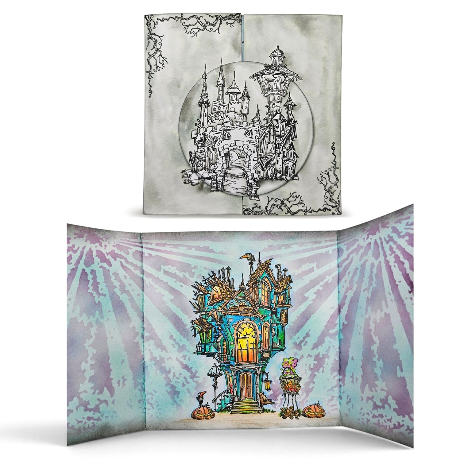 AALL & Create TP-1504 Creaking Cabin stempelsett A6 Halloween