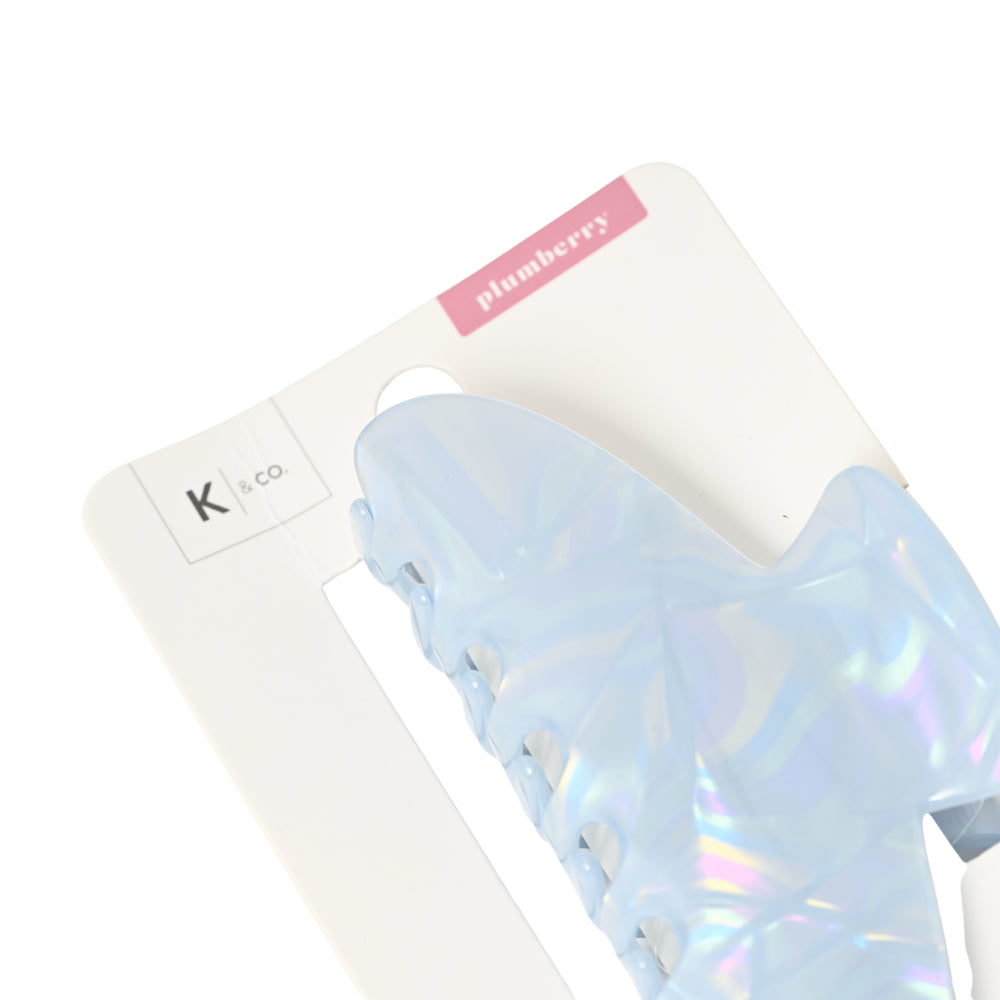 KaiserCraft Plumberry Acrylic Hair Claw Clip hårklype blå perle