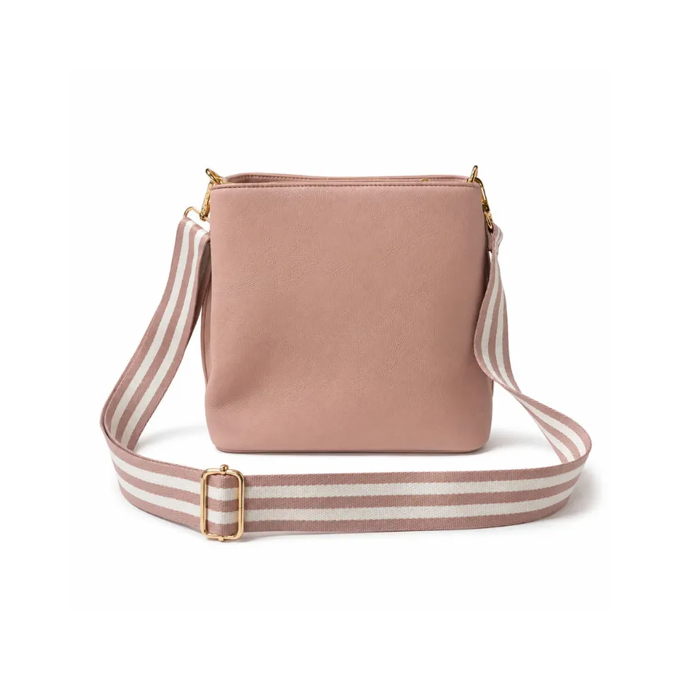 KaiserCraft Signature Series Textured Strap Bucket Bag veske rosa