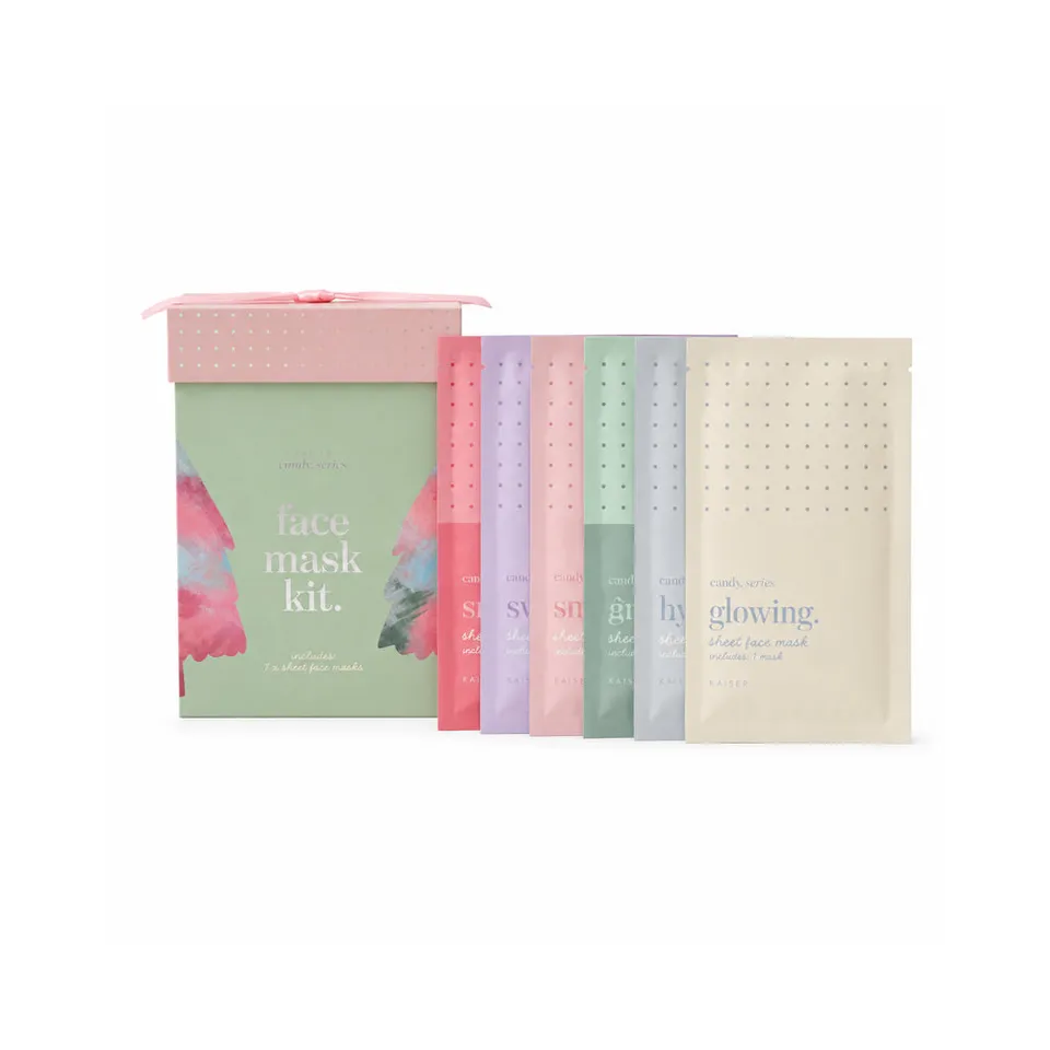 KaiserCraft Candy Series ansiktsmasker julesett 7-pk