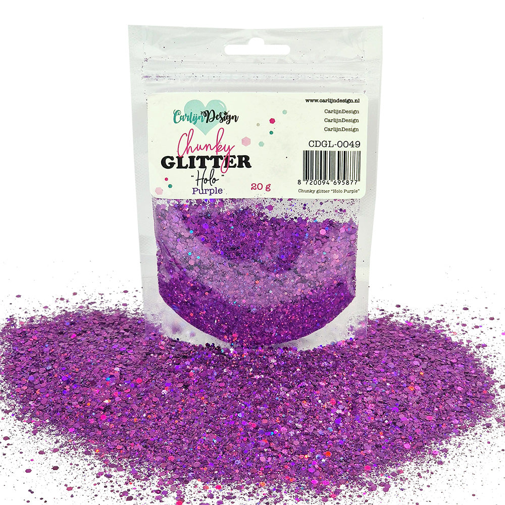 CarlijnDesign Chunky Holo Brights COMBO glitter 6x20g