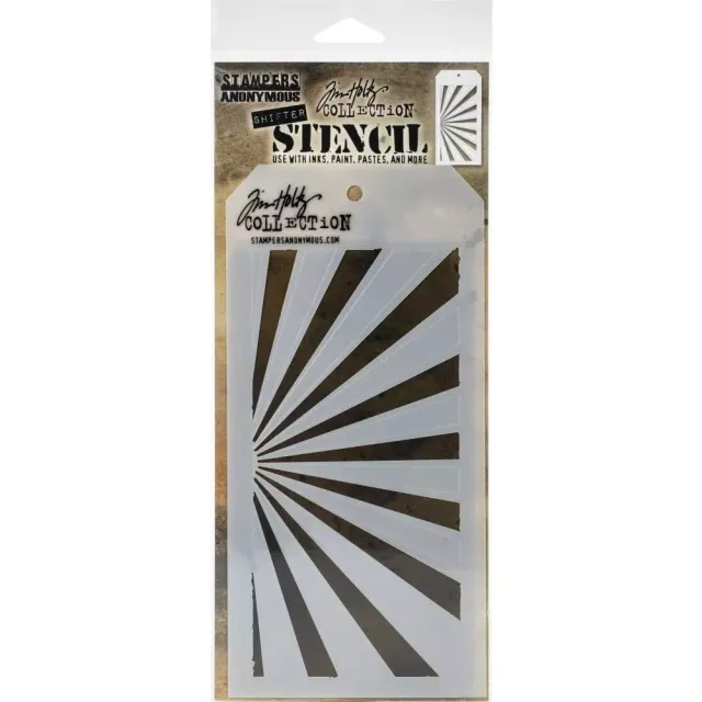 Tim Holtz Layered Stencil Shifter Rays THS126 sjablong