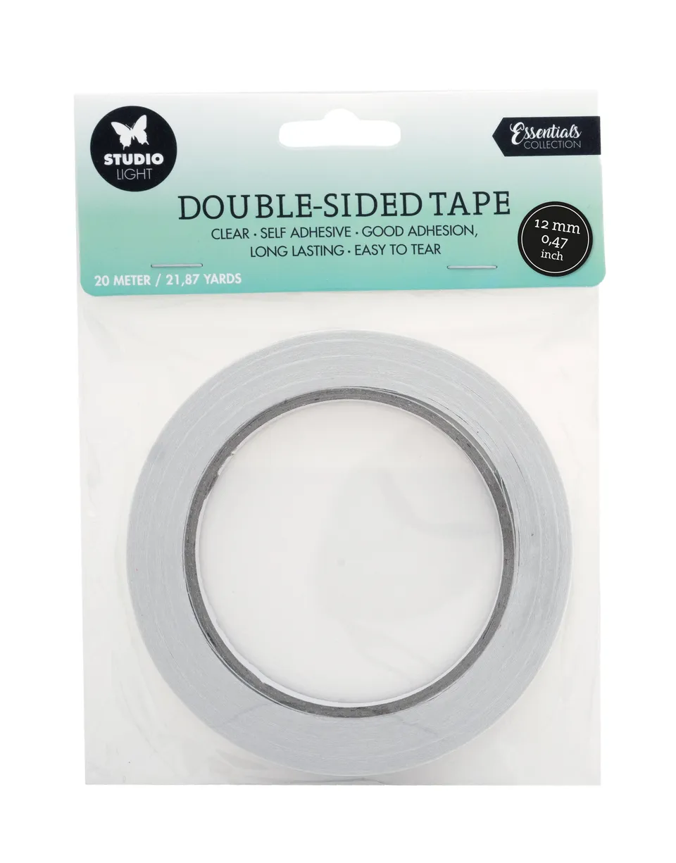 Studio Light Essentials dobbeltsidig teip 12 mm 20 meter