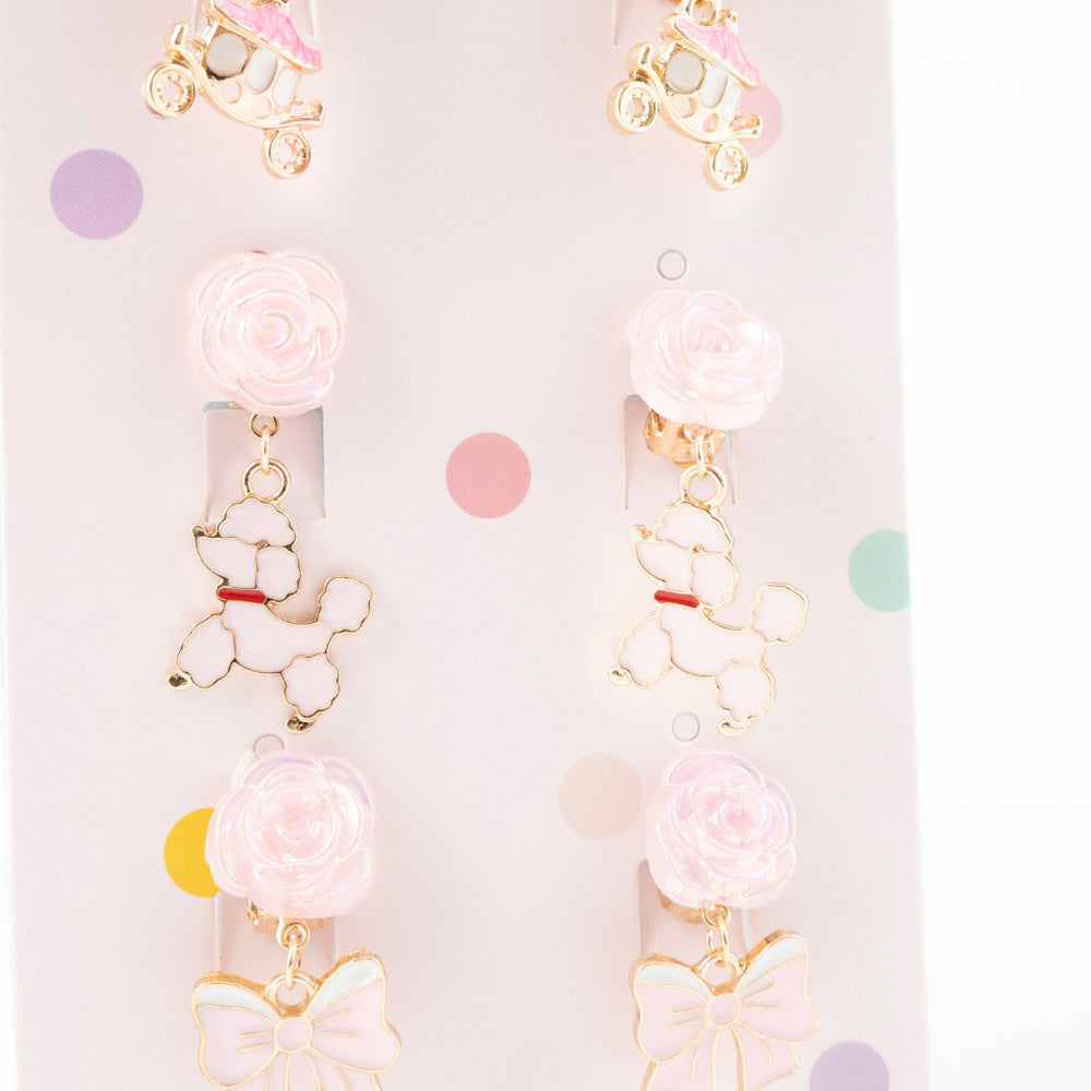 KaiserCraft Sunnie Earring Set 3pk øredobber rose