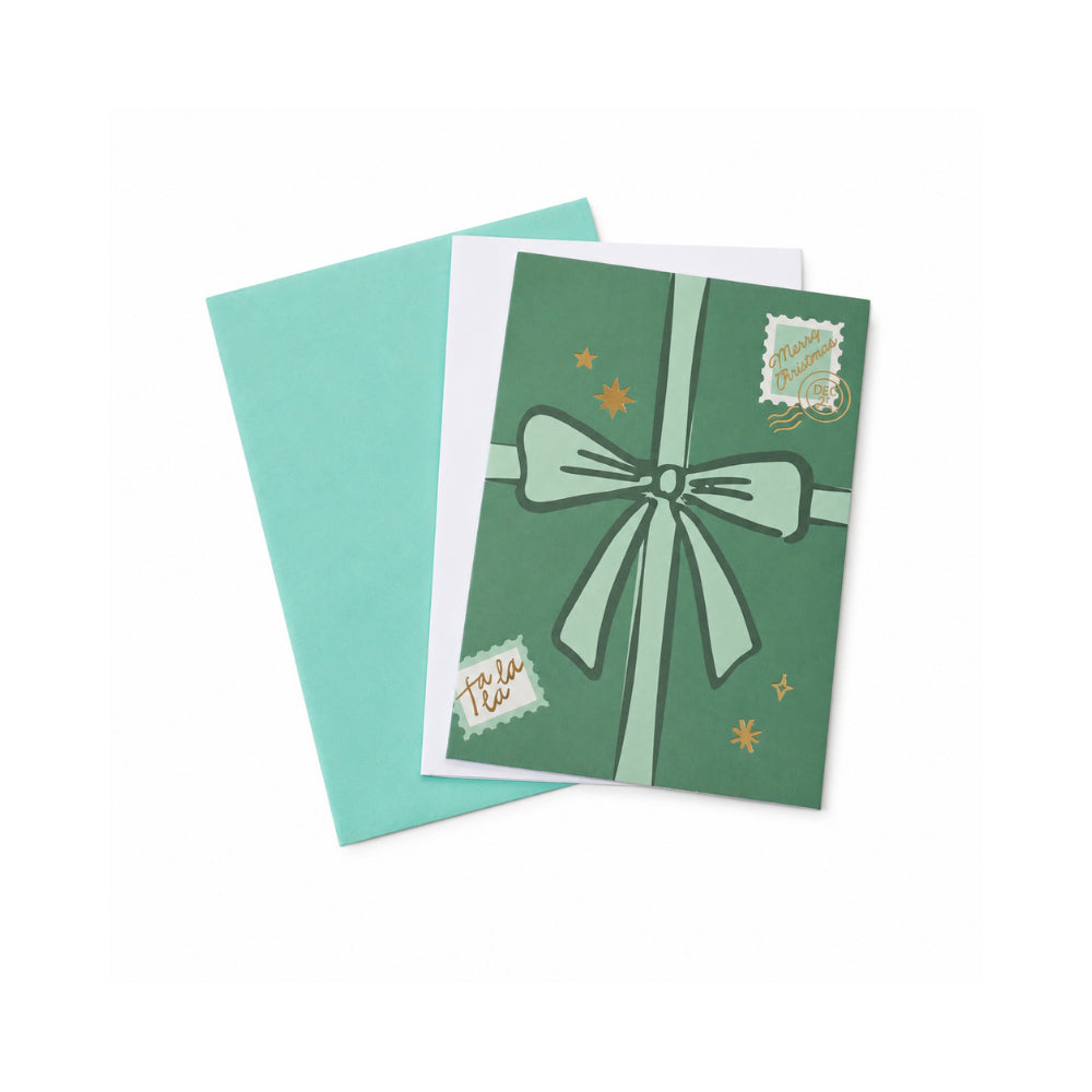 KaiserCraft Christmas Forest gavepose XL sett med kort