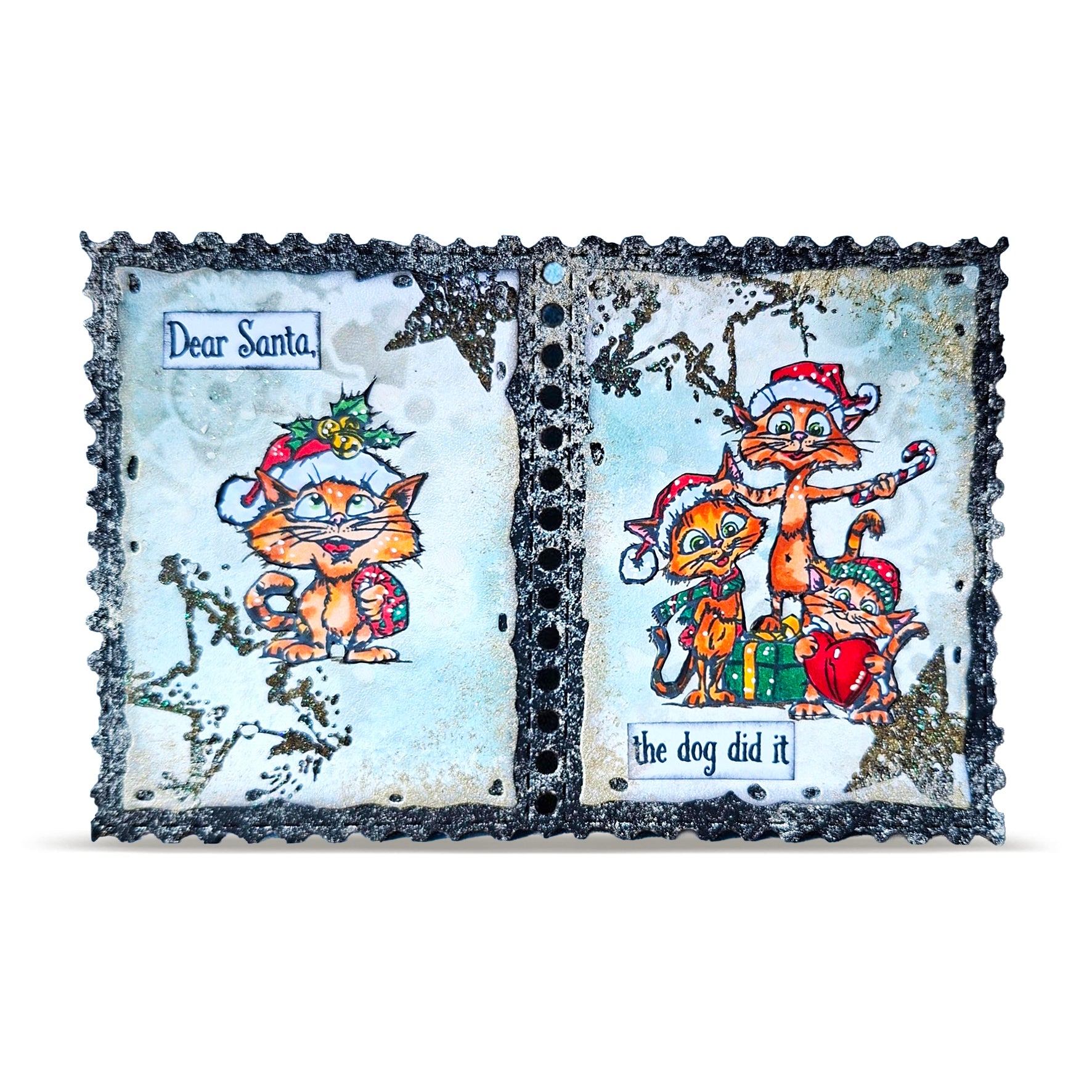 Autour de Mwa Festive Friends stempelbundle jul