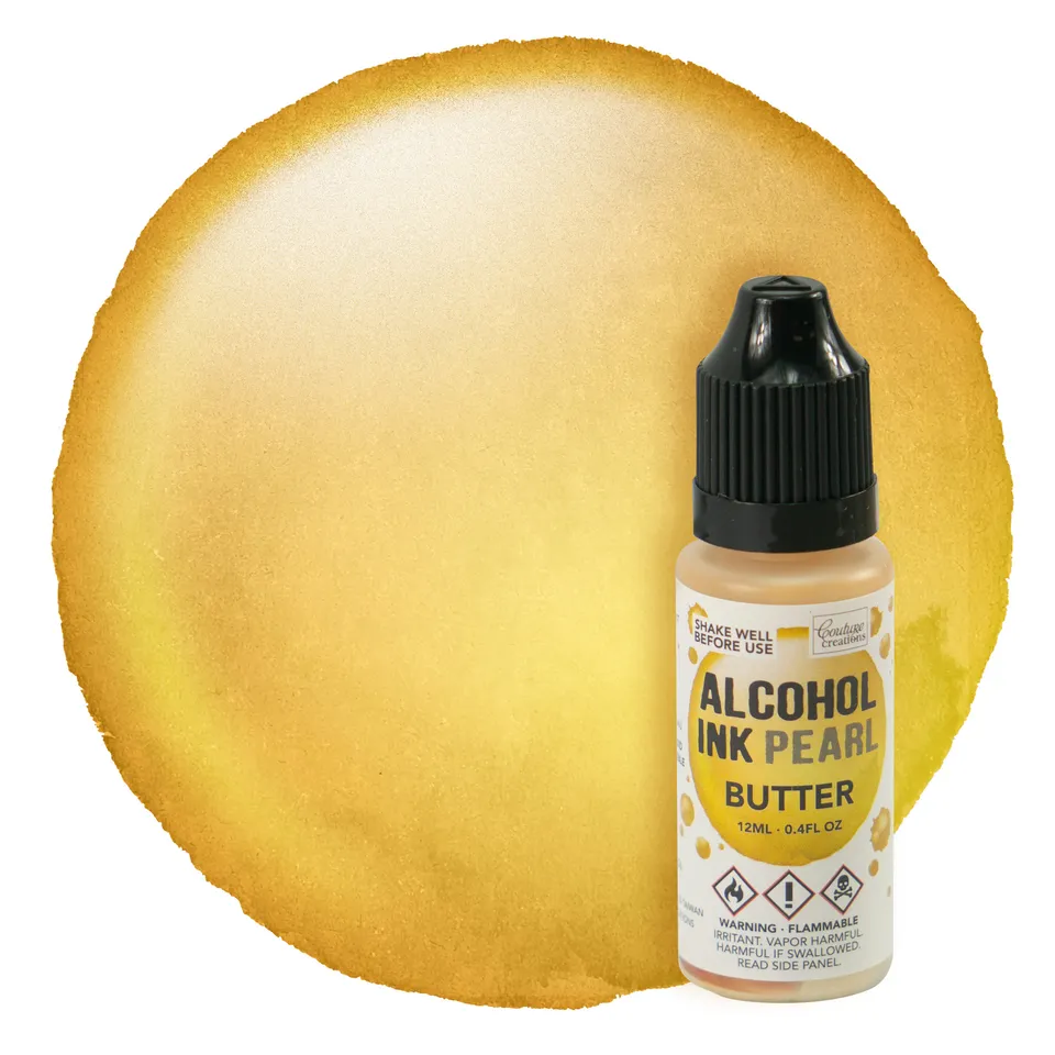 Couture Creations Alcohol Ink Pearl alkoholblekk Butter 12 ml