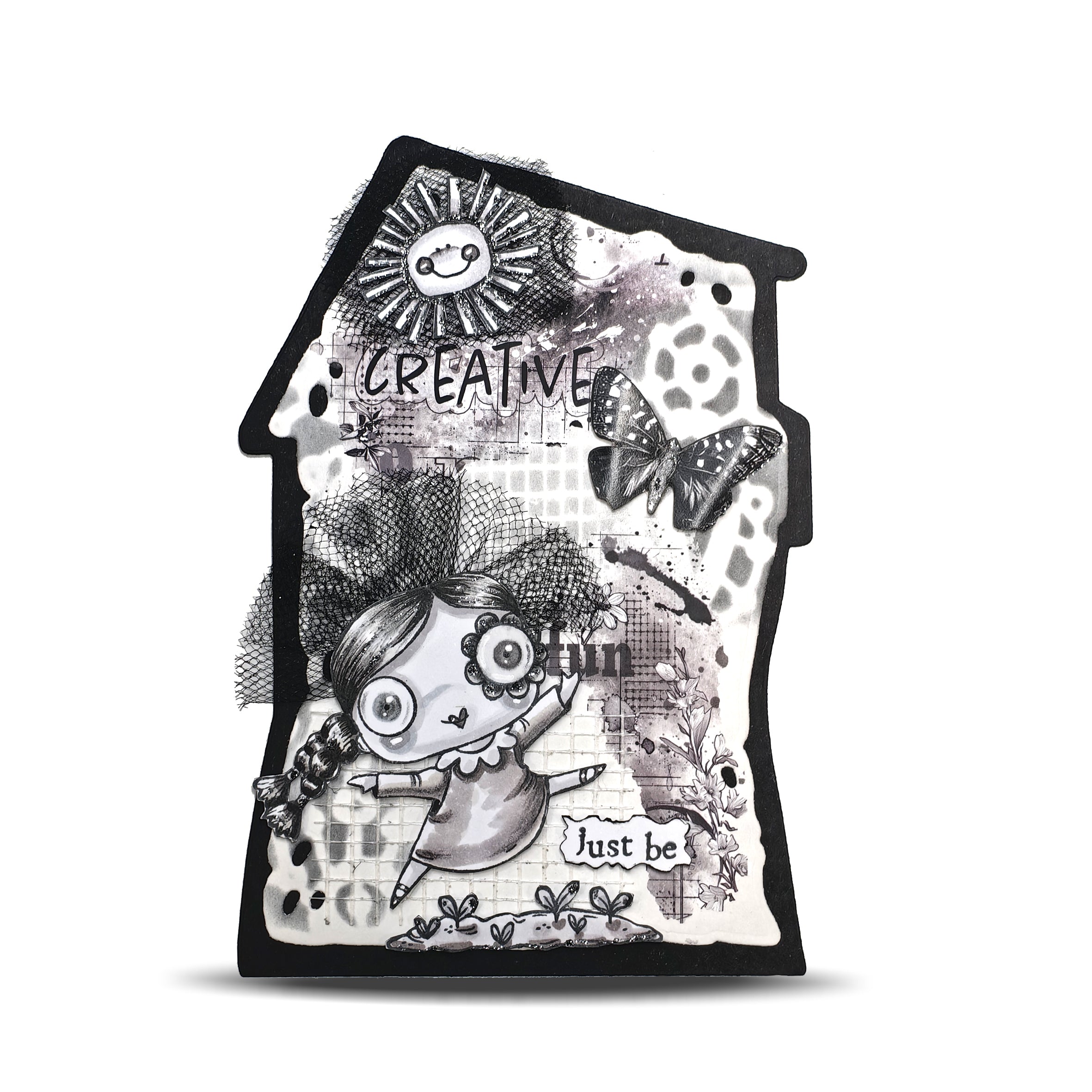 AALL & Create RO-18 Lyrical Traces rub-ons 2xA5 til papir og glass