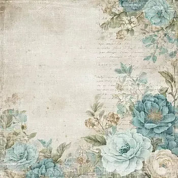 Reprint Masculine Moments Flower Corner mønsterark