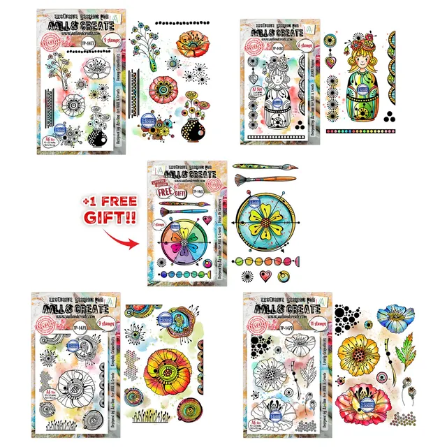 AALL & Create Azoline Lovely Couleurs stempelbundle