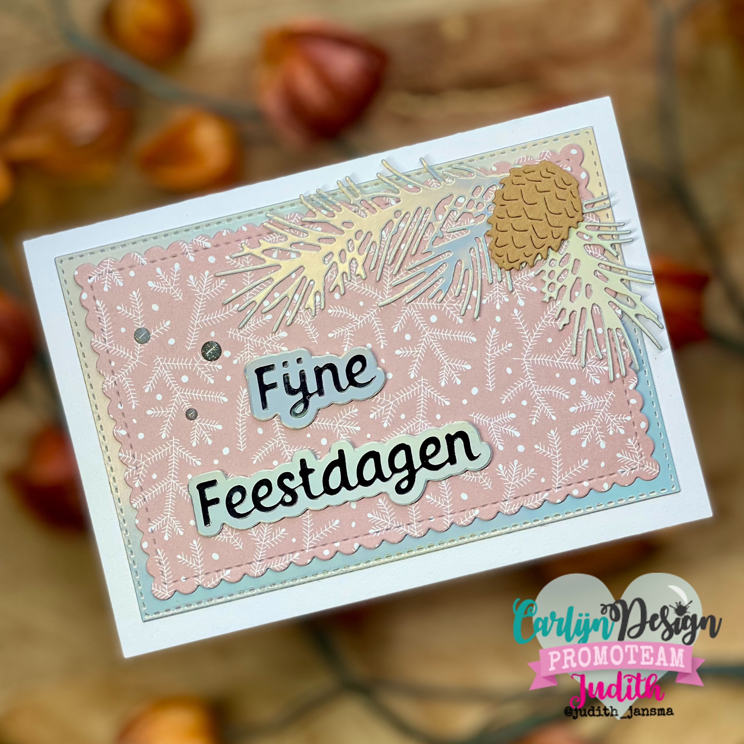 CarlijnDesign Fijne Feestdagen CDSN-0319 dies jul